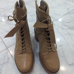 Alexandre Birman tan leather boots